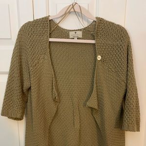 Brown cardigan